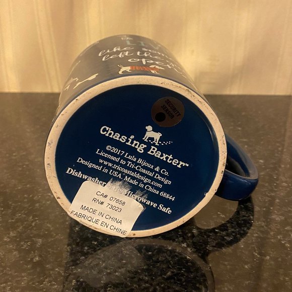 Cute Blue Dog Mug - Picture 3 of 5